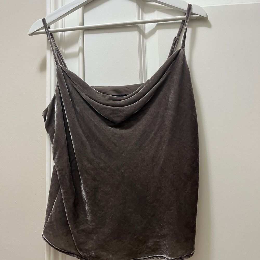 Banana Republic Brown Velvet Camisole